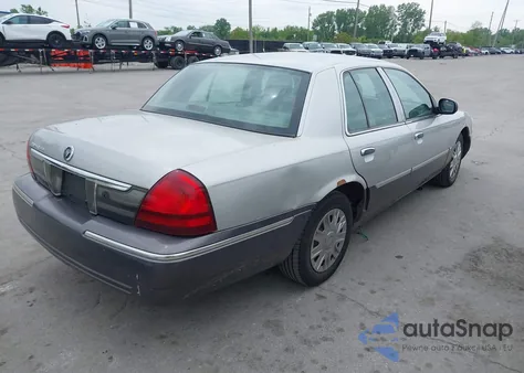 2007 Mercury Grand Marquis Gs from USA, damaged, VIN 2MEFM74V97X612947